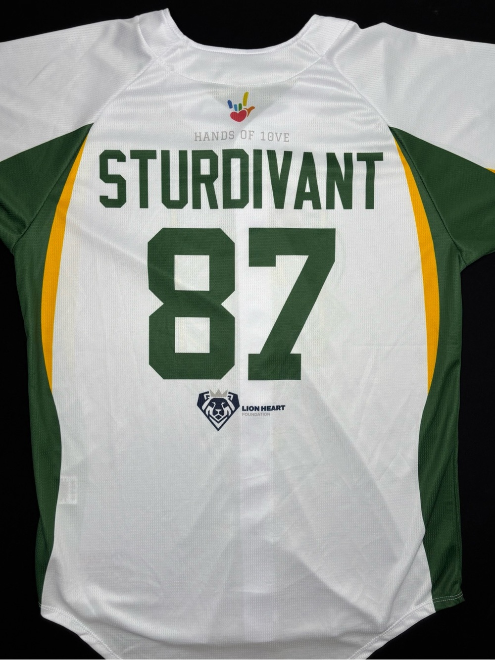 Green Bay Packers J. Michael Sturdivant Game Issued Softball 2026 Charity Jersey